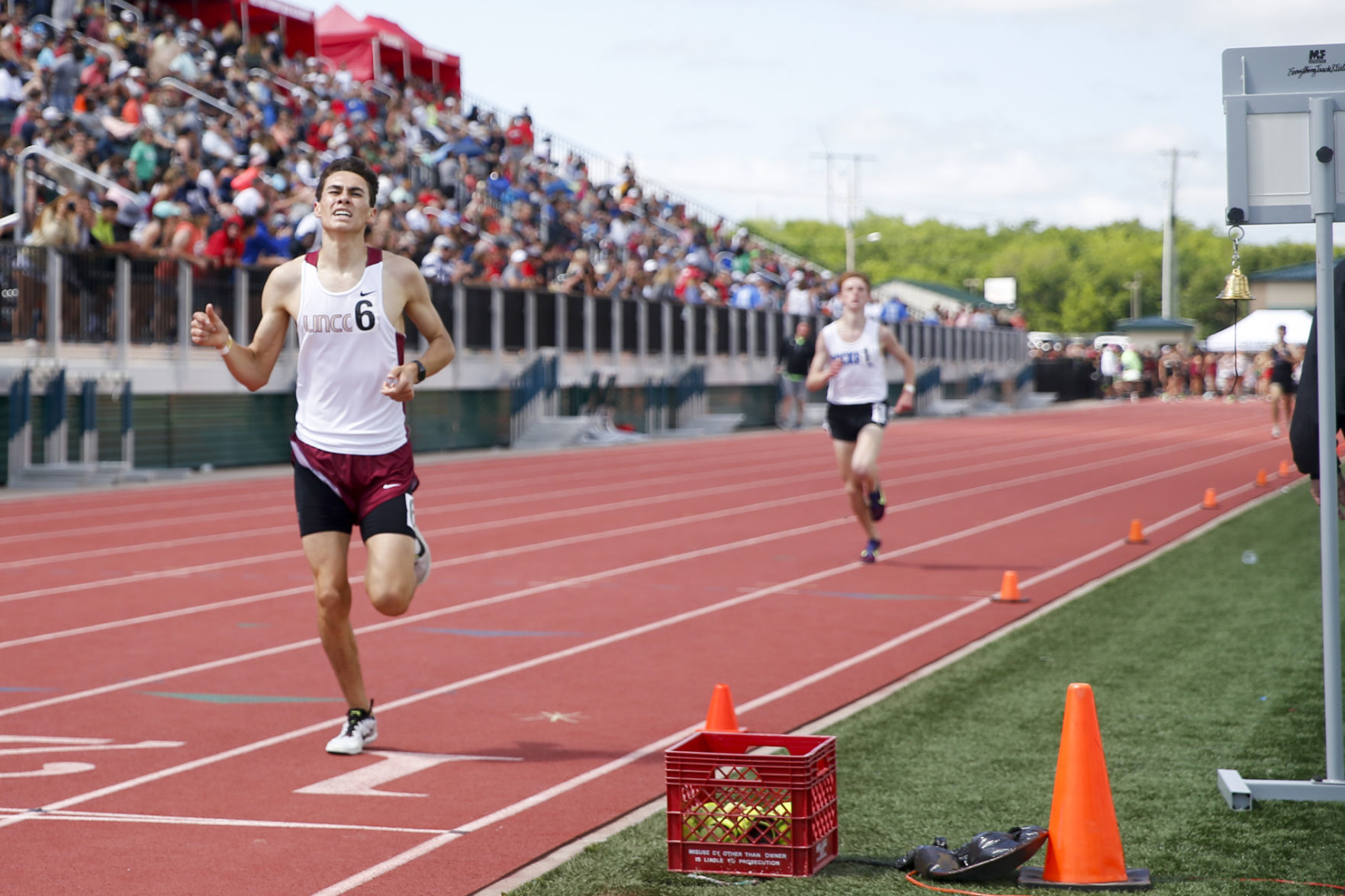 First team, 1,600m: Nate Gibson, Lincoln Christian
